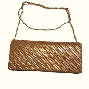 Lulu Townsend Rose Gold Clutch